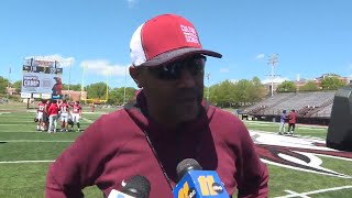 NCCU Football spring game shows new players same standard [upl. by Ahserkal]