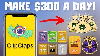 How to Earn 300 A Day With This App  ClipClaps App Zynn Alternative [upl. by Alamaj]