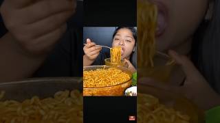 Maddyeats short🥵🥵shortsfeed shorts asmr mukbang noodles trendingshorts spicy 🌶🌶 [upl. by Eilujna]