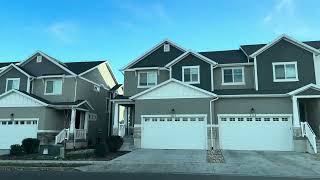 Neighborhood in Saratoga Springs Utah foryou neighborhood housestyle buyingahome newhome fyp [upl. by Kcirdehs163]