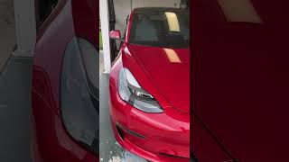 Meguiars Ultimate Quick Wax on Tesla MultiCoat Red [upl. by Cristian652]