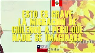 PRENSA CHILENA EN SHOCK LA MIGRACION DE CHILENOS A PERU QUE NADIE SE IMAGINABA [upl. by Aihsyt]