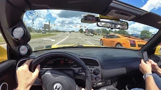 Driving The Perfect 2003 Supercharged S2000  POV Binaural Audio [upl. by Tripp]