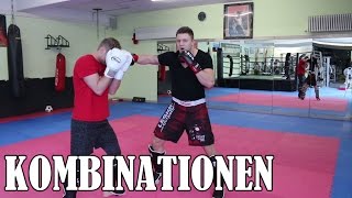 Effektive Kombinationen im Kickboxen amp Boxen [upl. by Atterys679]