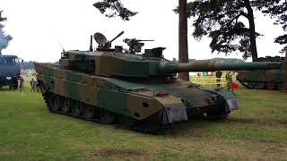 Type90 MBT Hydropneumatic Suspension Demonstration [upl. by Ysus302]