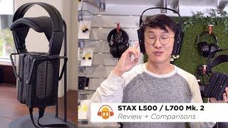 STAX L500 Mk 2  L700 Mk 2 Electrostatic Headphone Review [upl. by Darreg]