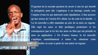 DAME LO CAS PRATIQUE REGLE DE DROIT [upl. by Anilok]