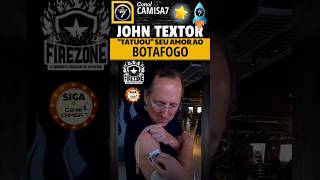 TEXTOR FEZ UMA quotTATUAGEMquot EM JOGO DO BOTAFOGO [upl. by Bessie]