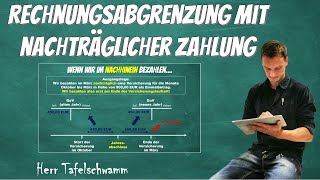 Wie du Rechnungsabgrenzungen mit nachträglicher Zahlung ganz einfach aufs GuVKonto buchen kannst [upl. by Elcarim238]