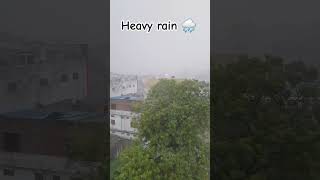 Heavy rain in hyderabad 🌧✨️ hyderabad barish youtubeshorts shorts [upl. by Atisor]