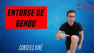 Douleur genou  entorse ligament interne   Conseils et exercices KINE pour se soigner [upl. by Elisabeth]