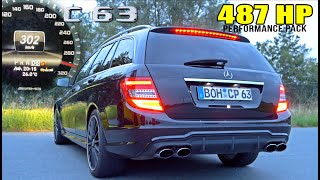 C63 AMG Performance  100200 TOP SPEED POV amp INSANE SOUND [upl. by Godfry366]