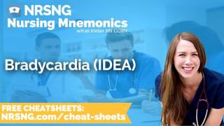 Bradycardia IDEA Nursing Mnemonics Nursing School Study Tips [upl. by Marvin]