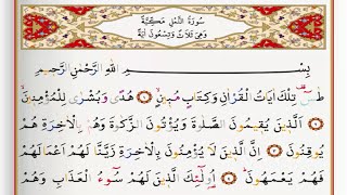 Surah An Naml  Saad Al Ghamdi surah namal with Tajweed [upl. by Kaenel]