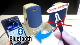 How to Convert any SPEAKER into BLUETOOTH SPEAKER for 5 [upl. by Incrocci]