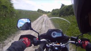 Suzuki DL650 V Strom 2014  Long term test Trail riding in The Shire [upl. by Retniw]