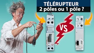 TÉLÉRUPTEUR BRANCHEMENT  Bipolaire  unipolaire  schéma [upl. by Eilarol]