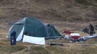 Cabelas Alaskan Guide Model Tent Storm Test Hurricane Force Winds hit Kodiak Island Alaska [upl. by Hock]