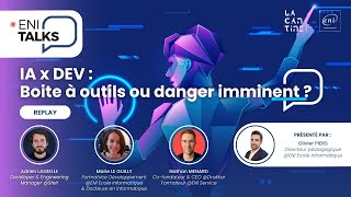 Webinaire IA x Dev  Boîte à outils ou danger imminent [upl. by Cassie221]