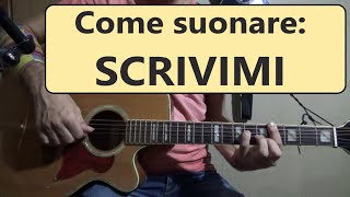 SCRIVIMI  Nino Buonocore  Arpeggio Chitarra [upl. by Evyn808]