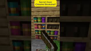 EASY Chiseled Bookshelf Secret Door in Minecraft 121 minecraft gaming games shorts tutorial [upl. by Nedyaj719]