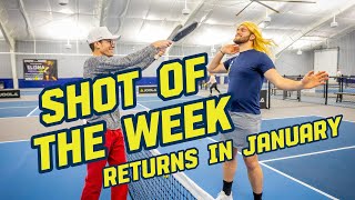 Shot of the Week Christmas Break with a pickleball imposter [upl. by Dupre]