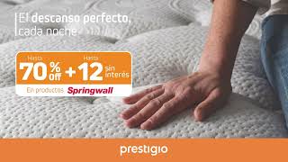 Comprá Colchones y Sommiers Springwall en Prestigio [upl. by Irpac182]