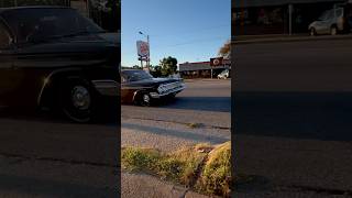 Beautiful 1961 Chevy Biscayne out cruising Kearney street classiccars automobile cruising [upl. by Milda]