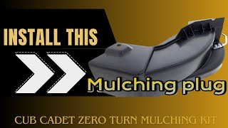 Master the Cub Cadet Mulching Plug The Essential Installation Step [upl. by Edrei]