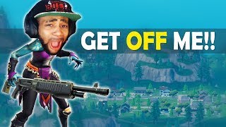 GET OFF ME  HIGH KILL FUNNY GAME  Fortnite Battle Royale [upl. by Konrad]