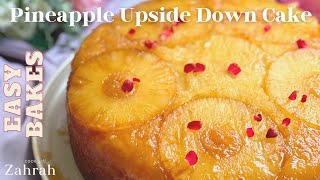 Pineapple Upside Down Cake  Easy Bakes [upl. by Nodab834]