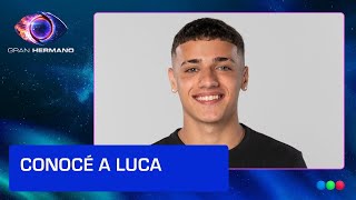 Conocé a Luca nuevo participante de Gran Hermano [upl. by Kentigerma774]