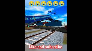 Indian local train accident video indianbikesdriving3d shorts harshtatsuya [upl. by Tearle]