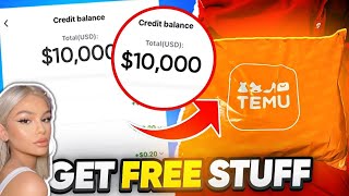 How to get FREE stuff on TEMU 2024 EASY Method [upl. by Anilrahc]