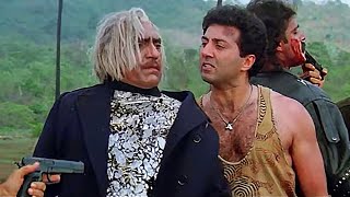 Vishwatma Climax Scene  Sunny Deol Dhamakedar Action  Amrish Puri  Chunky Pandey [upl. by Lucine]