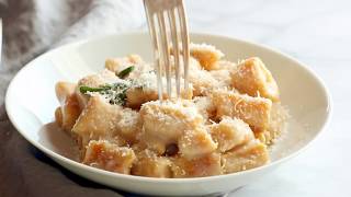 Pumpkin Gnocchi with Sage Butter Sauce [upl. by Acinoj]