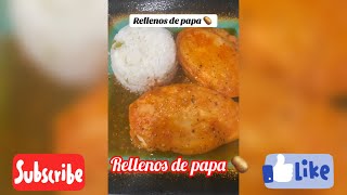 Cómo preparar RELLENOS DE PAPA 🥔 Receta fácil  cocinafacil recetasdecocina cocinasalvadoreña [upl. by Ayocat]