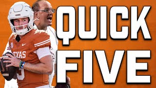 5 Things to Watch for in the Texas vs Texas AampM Game [upl. by Enirol]