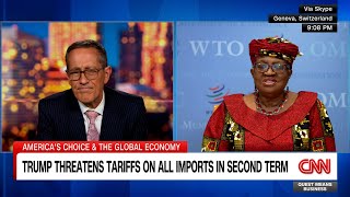 Ngozi OkonjoIweala on potential global tariffs under Trump [upl. by Aydiv674]