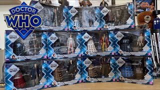 Doctor Who Toys R Us Exclusive 2013 Dalek 50th Anniversary figure sets overview 11 Doctors [upl. by Heigho635]