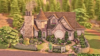 Spellcasters Cottage and Jewelry Workshop  The Sims 4 Crystal Creations Speed Build [upl. by Mosera]