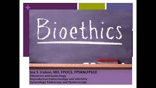 bioethics [upl. by Enirehtak]