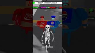 SKELETON escape COCA COLA VS PEPSI BARRYS PRISON RUN roblox [upl. by Darrin]