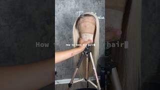 How to tone 613 Hair blonde wigs toning [upl. by Amaj626]