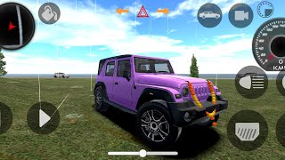 New Thar Rocx With Sunroof Driving Rain 🌧️ Village off roding Stunt [upl. by Assened867]