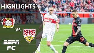 STREAK CONTINUES 🤯 Stuttgart vs Bayer Leverkusen  Bundesliga Highlights  ESPN FC [upl. by Lein656]