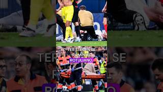 Ter Stegen se rompe la rodilla 💔 [upl. by Aisital217]