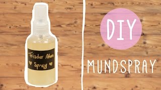 Mundspray selber machen  frischer Atem für jeden [upl. by Pietrek]