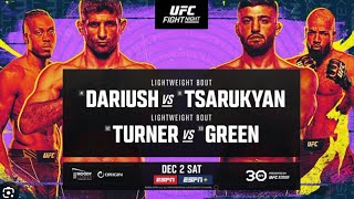 Take Down Live UFC Fight Night Tsarukyan v Dariush [upl. by Navoj]