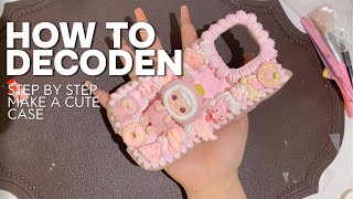 DIY Whipped Cream Resin Phone Case  Complete StepbyStep Tutorial for Beginners  Decoden [upl. by Sorazal]